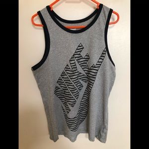 Nike Grey/Black Tank Top